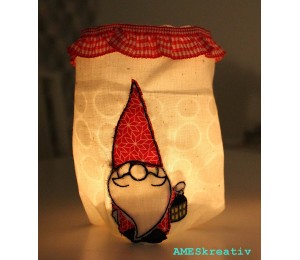 Stickserie - Winterzauber Wichtel Doodle